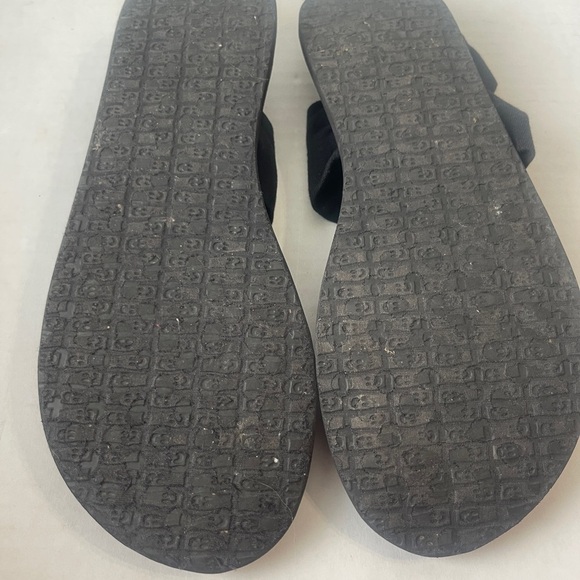Sanuk Size 10 Women's Yoga Sling 2 Sandals Black Boho Beach Comfort Sole - Picture 5 of 6